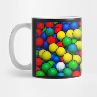 Bucket Of Balls - Golf Painting Mug